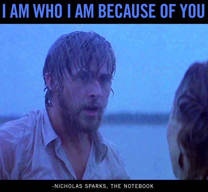 i am who i am the notebook