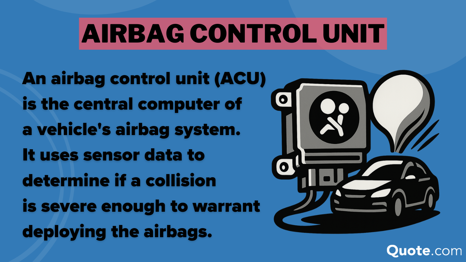 Airbag Control Unit (ACU)