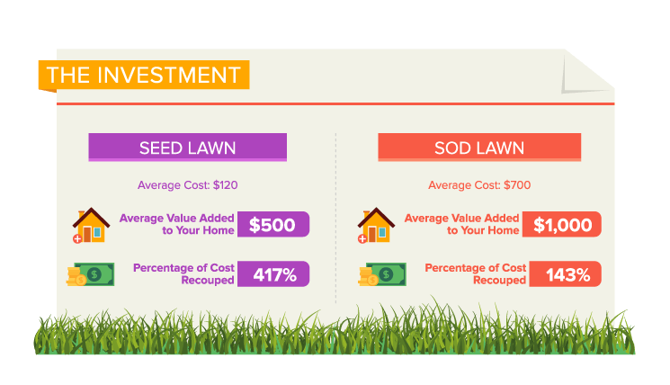 Upgrade your lawn and see up to 417% return on investment