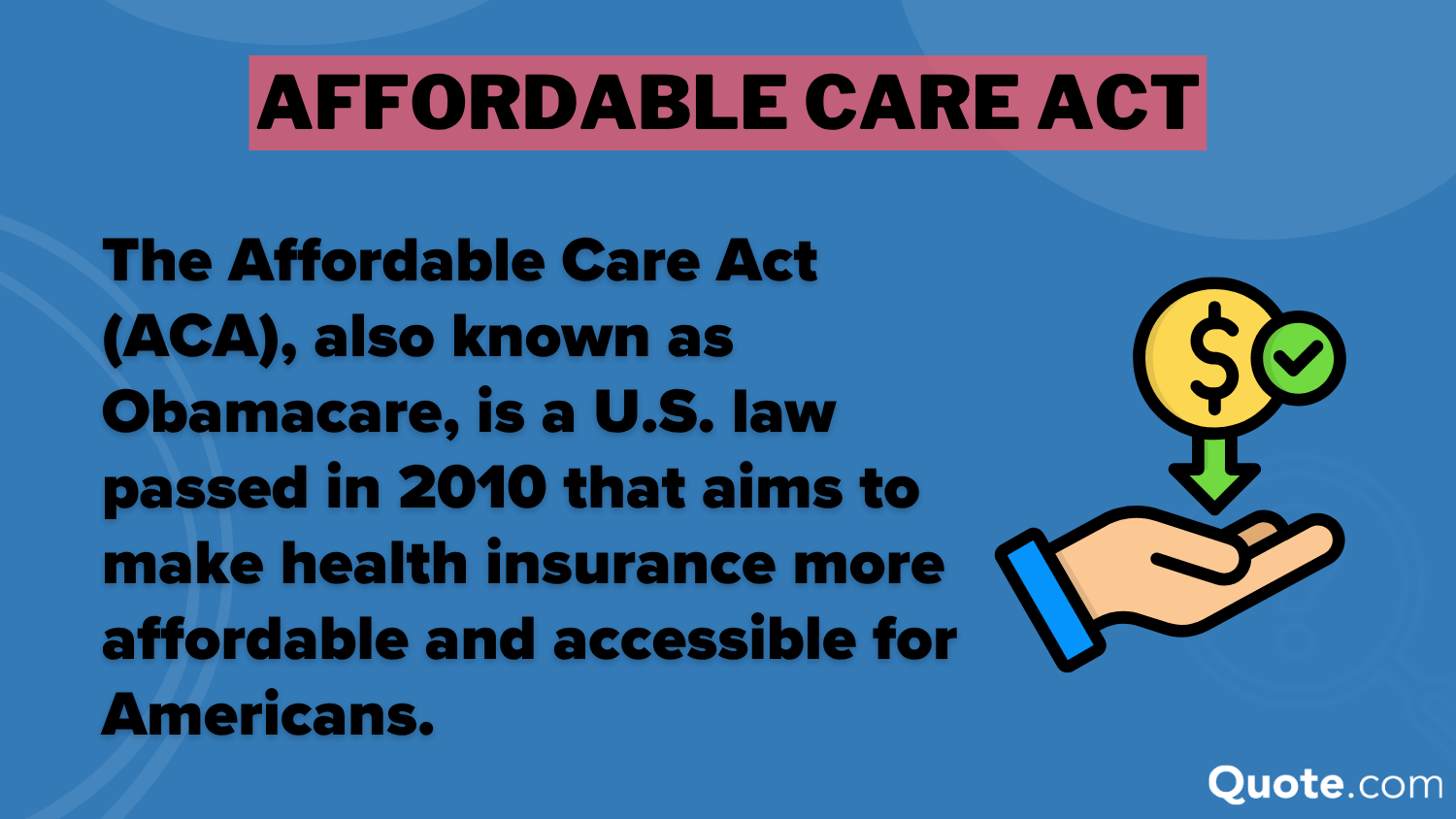 Affordable Care Act Definition Card: The Complete Guide to Health Insurance 