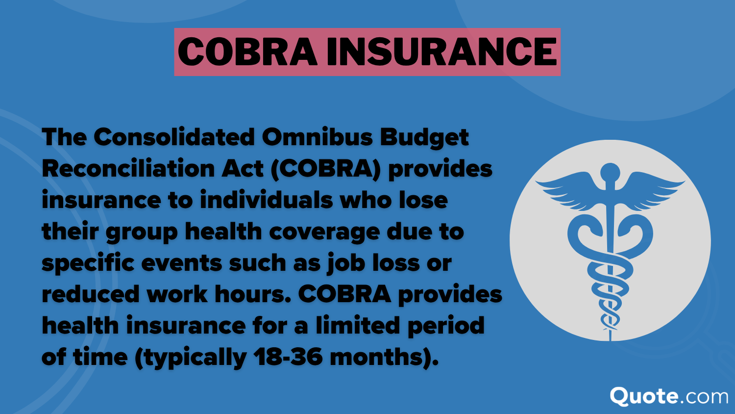 COBRA Insurance Definition Card: The Complete Guide to Health Insurance 