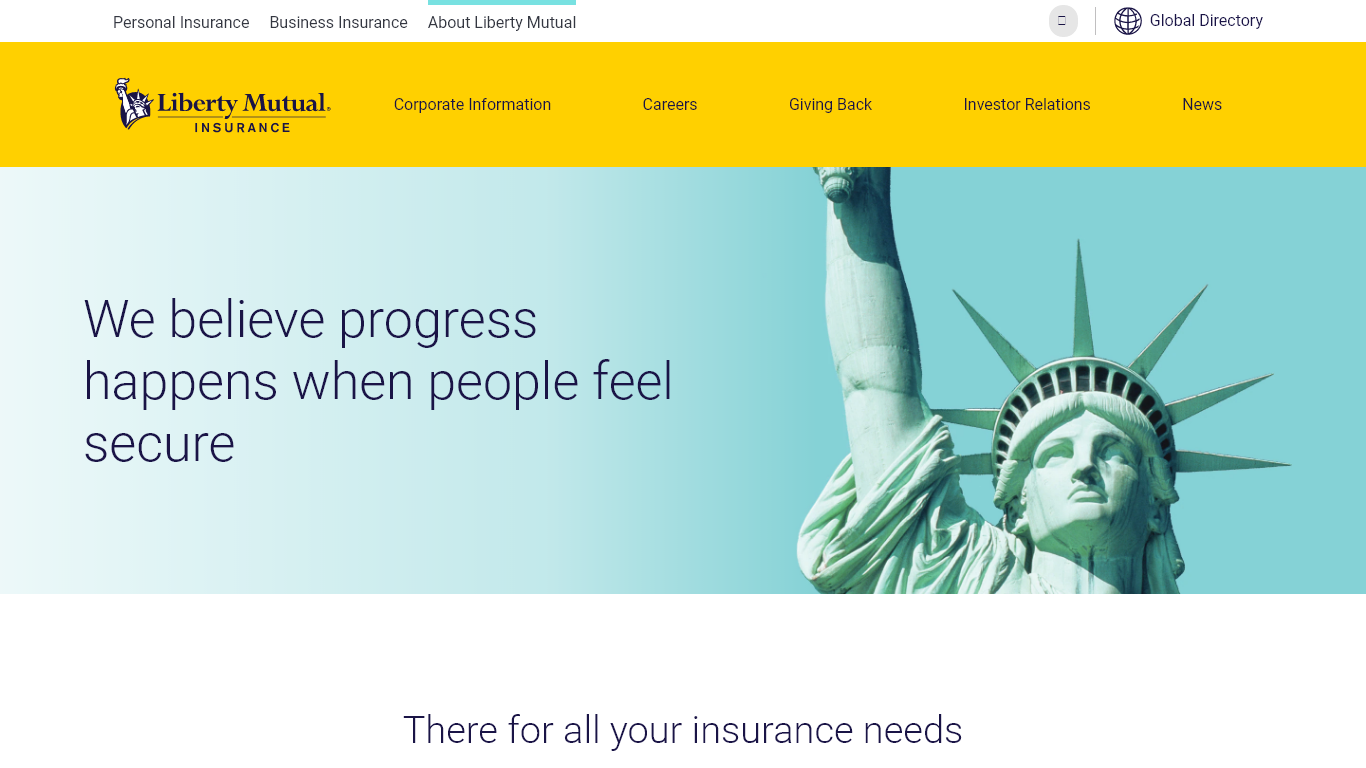 Liberty Mutual Auto Insurance Review Screenshot: Liberty Mutual
