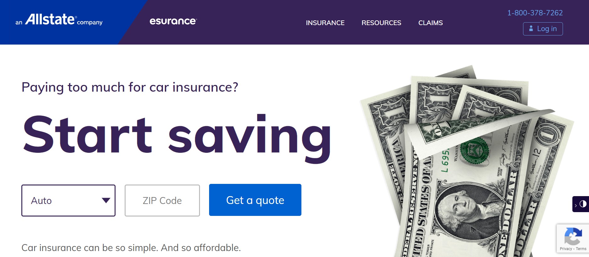 Esurance Homepage: Esurance Auto Insurance Review