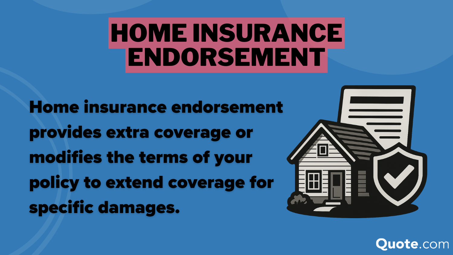 Home Insurance Endorsement (2)