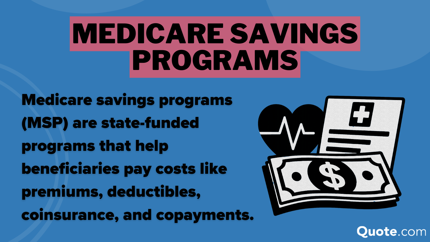 What are Medicare Savings Programs?