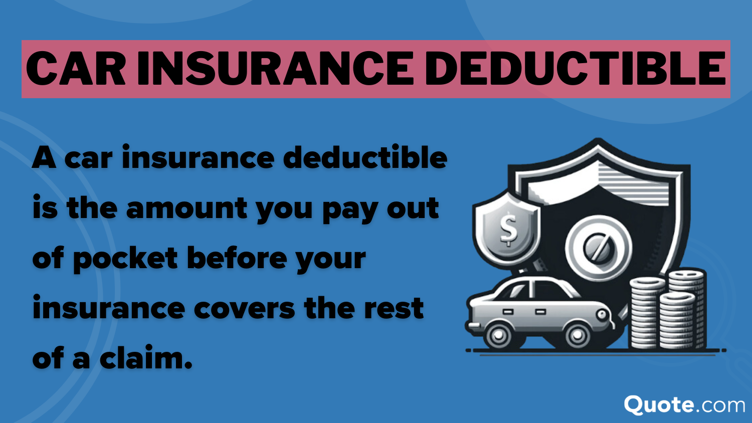 Car Insurance Deductible Definition Card: Tips to Pay Less for Car Insurance