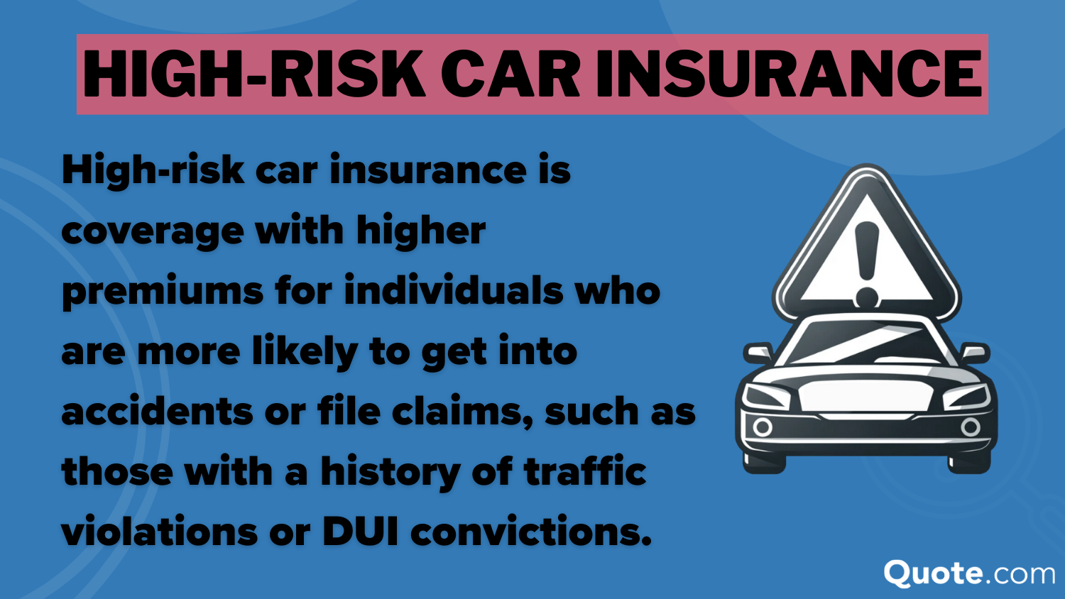 High-Risk Car Insurance Definition Card: Best Auto Insurance for Nissans