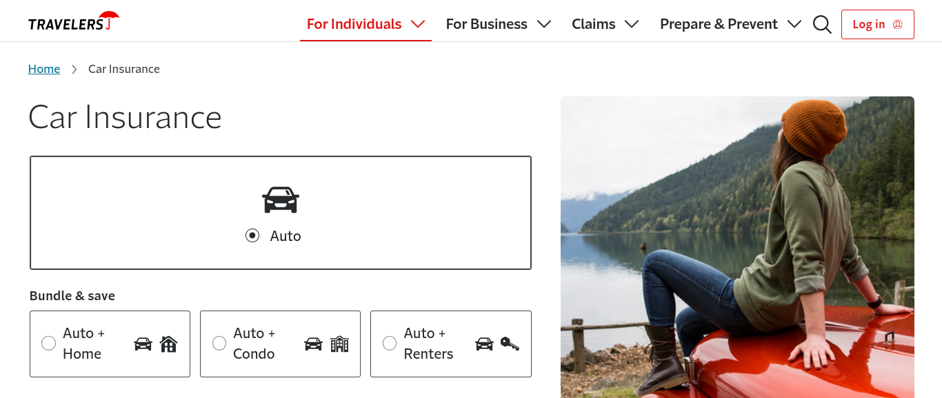 best auto insurance for fords: travelers auto insurance homepage