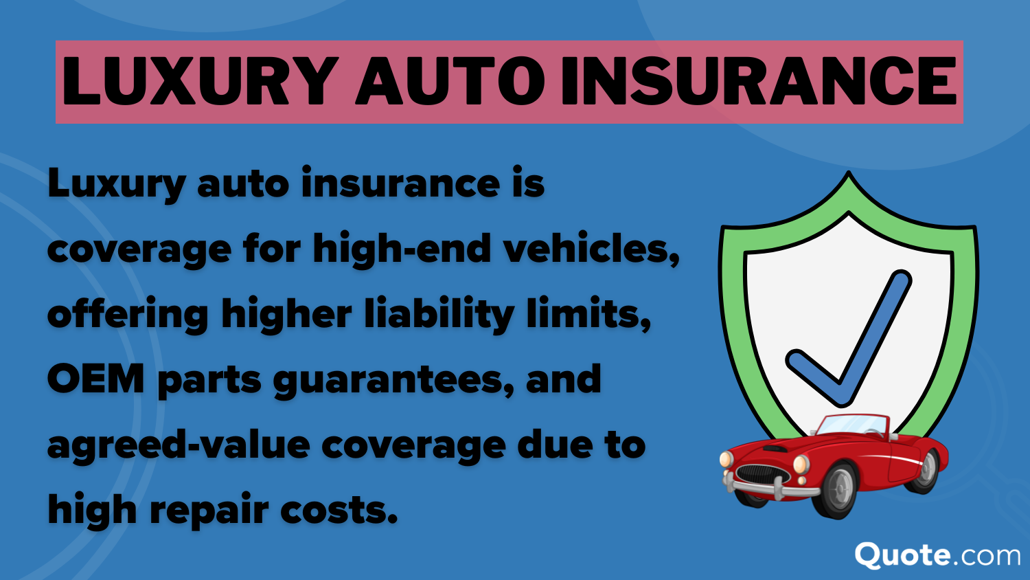 Luxury Auto Insurance Definition Card: Best Auto Insurance for Acuras