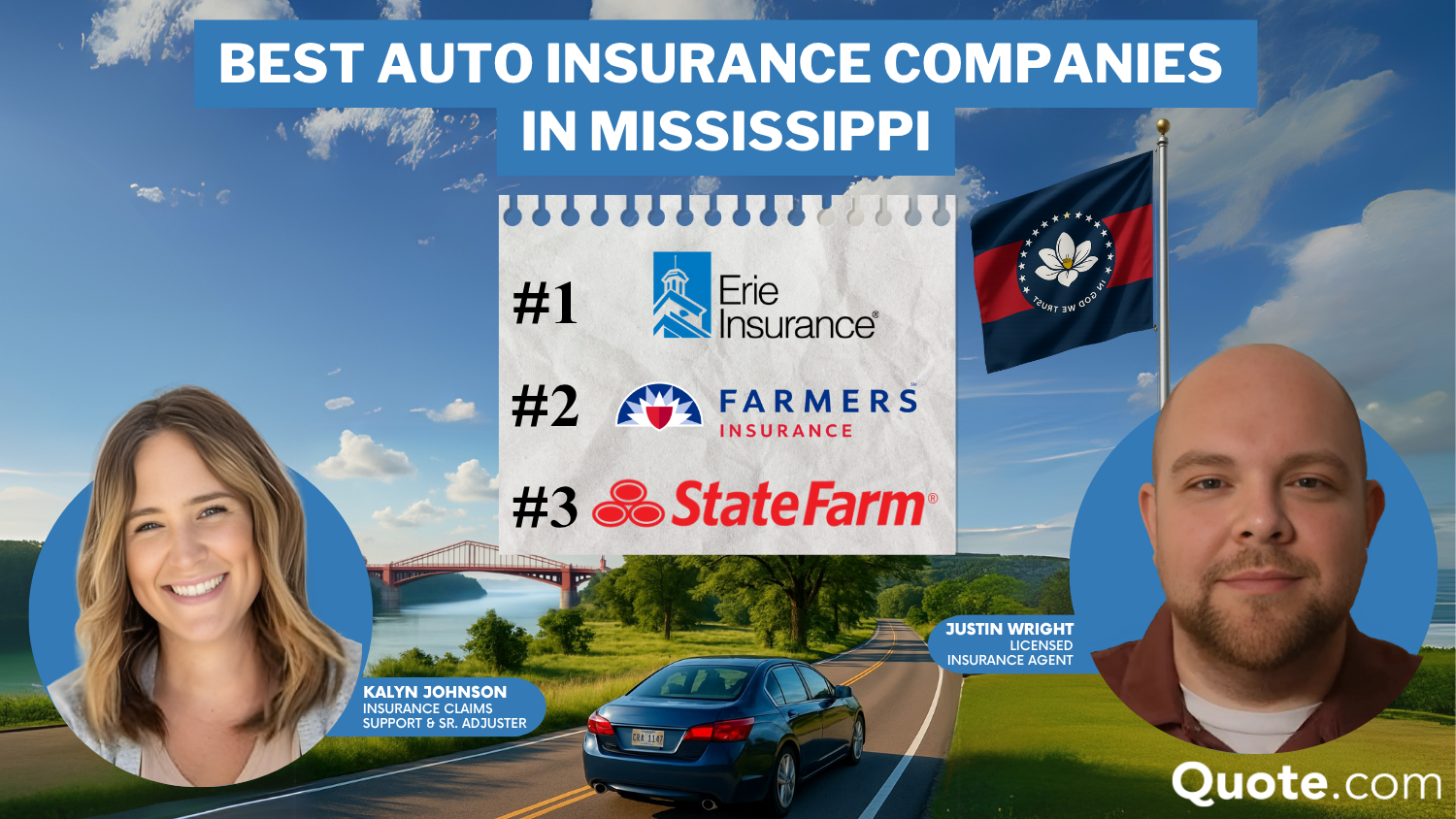 10 Best Auto Insurance Companies in Mississippi for 2025 (Top Providers in MS)