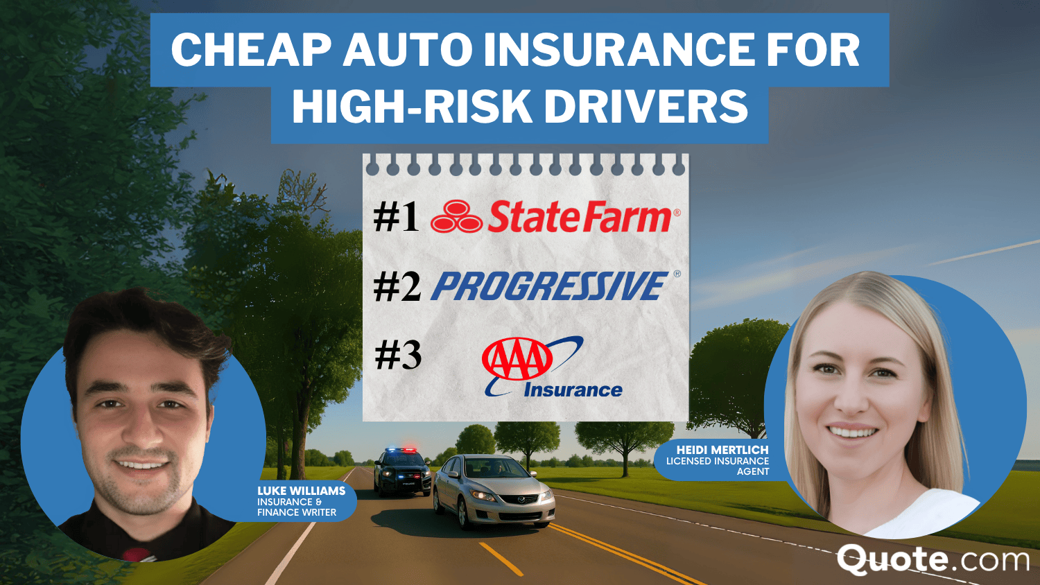 Cheap Auto Insurance for High-Risk Drivers in 2025 (10 Most Affordable Companies)