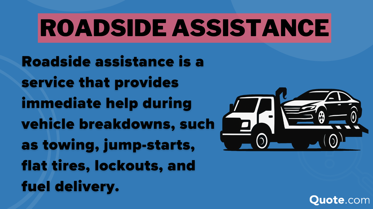 Roadside Assistance Coverage Explained: Definition Card