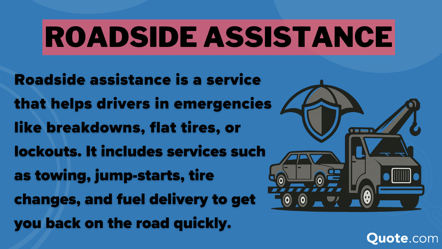 Roadside Assistance Coverage Explained: Definition Card