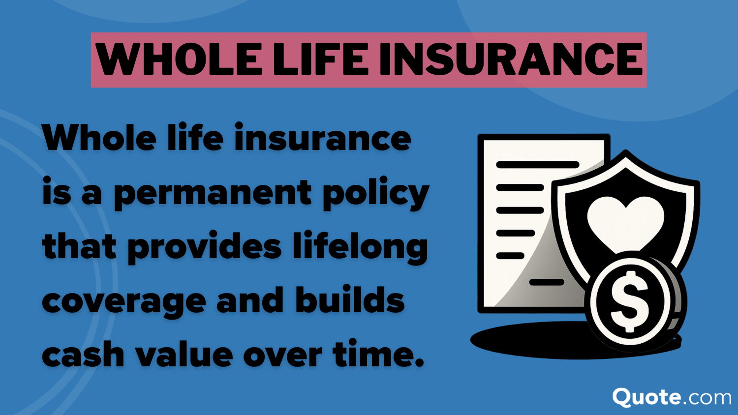 Whole Life Insurance Coverage Definition Whole Life Insurance Coverage Definition