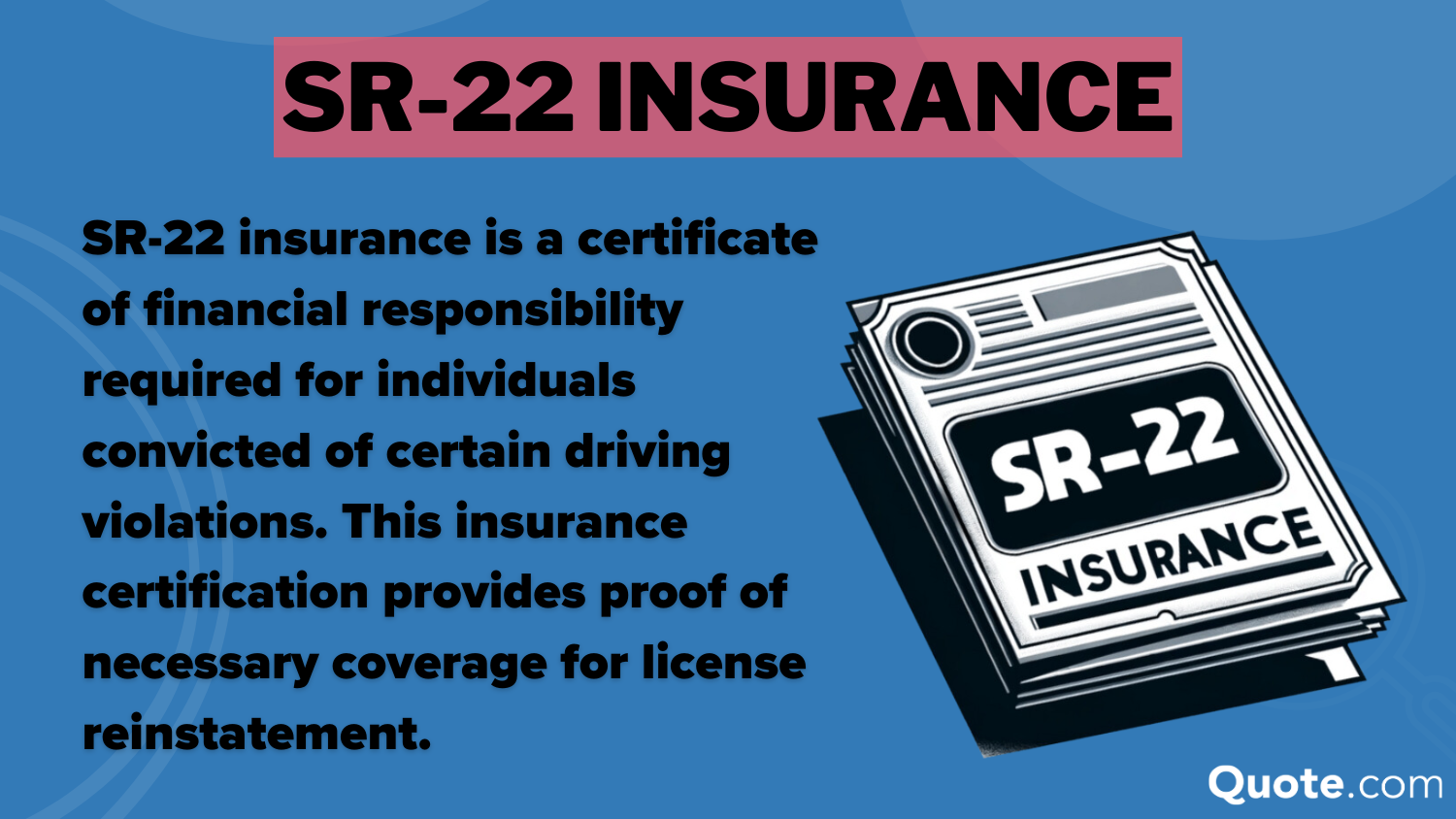 SR-22 Insurance Definition Card: Bristol West Insurance Review