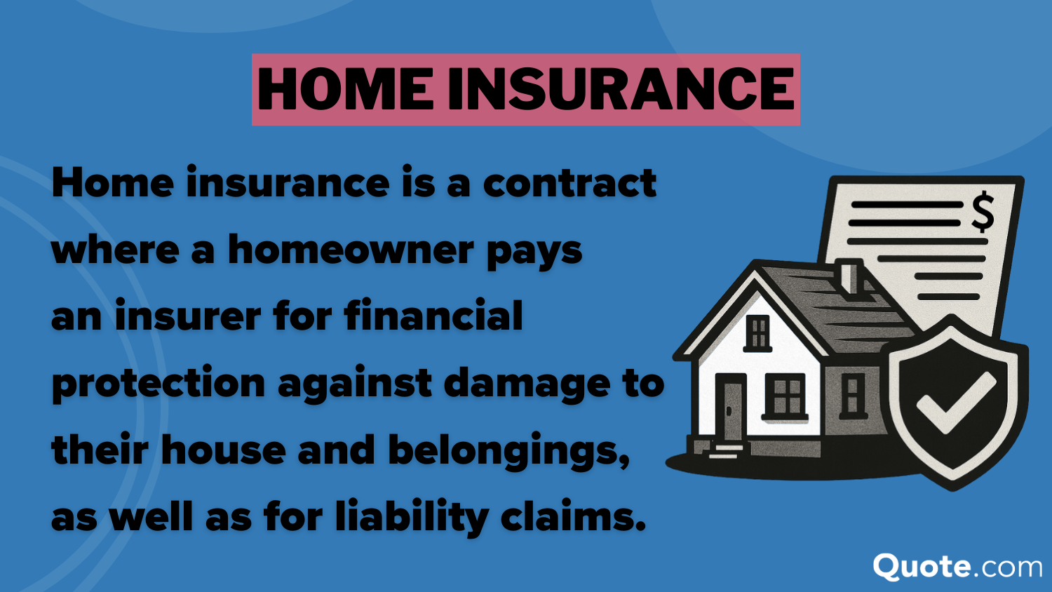 Home Insurance Definition Card: home insurance rates by state