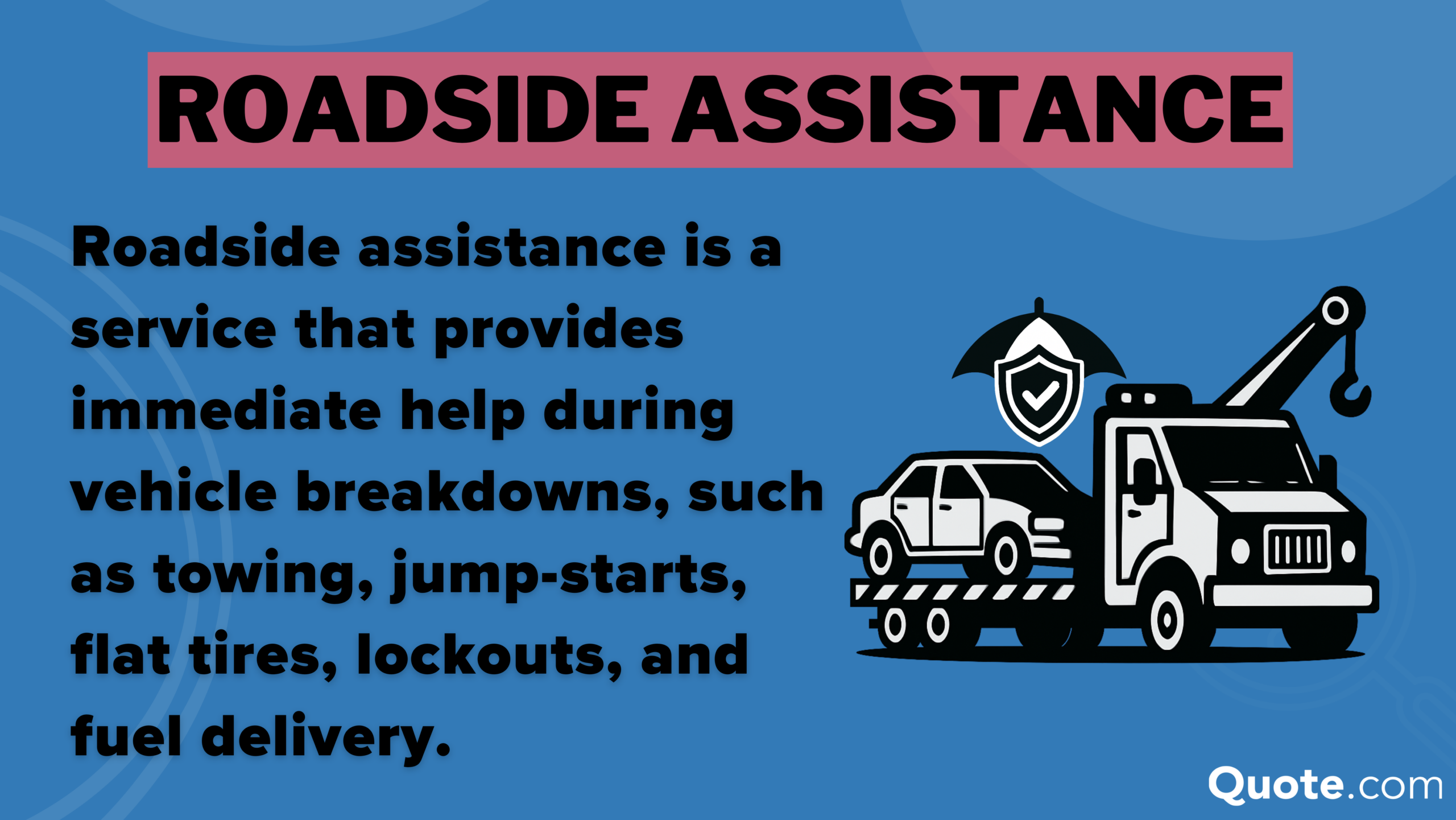 Roadside Assistance Definition Card