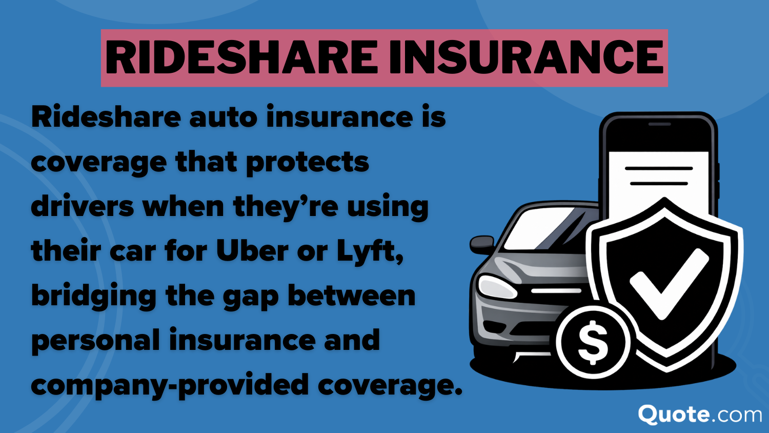 Rideshare Insurance Definition Card Rideshare Insurance Definition Card