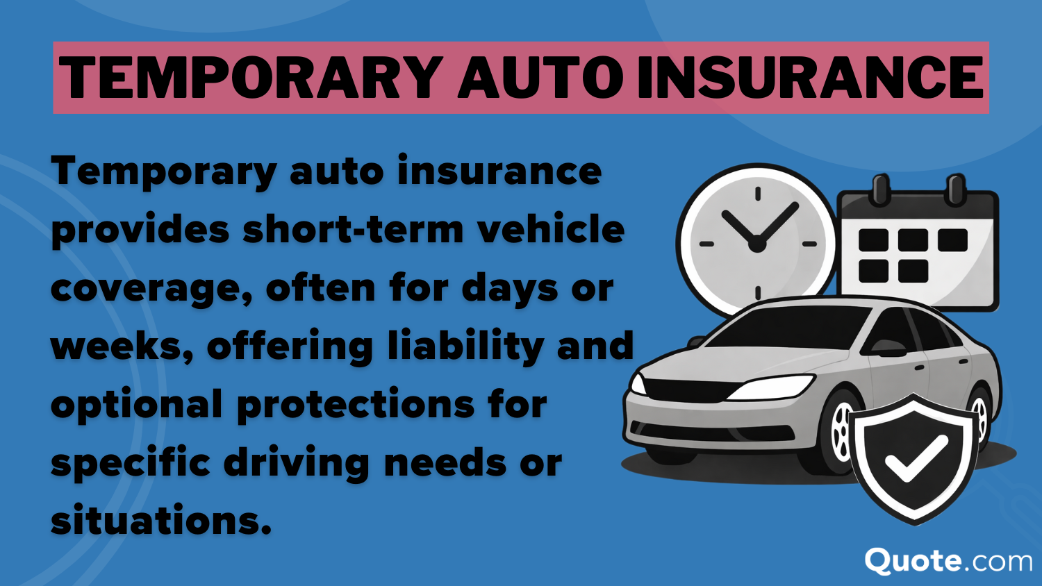 temporary auto insurance