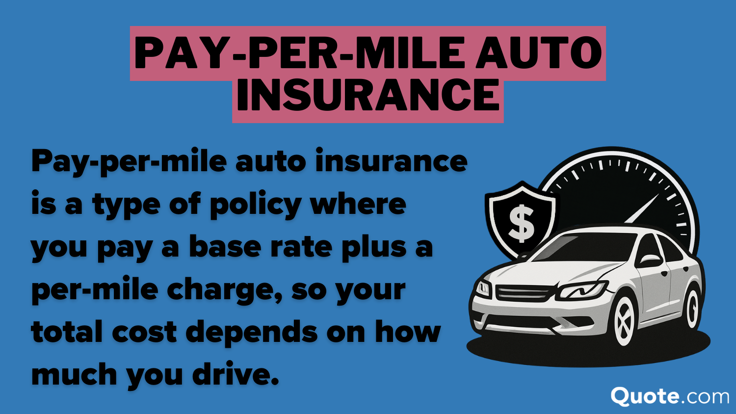 Pay-Per-Mile Auto Insurance