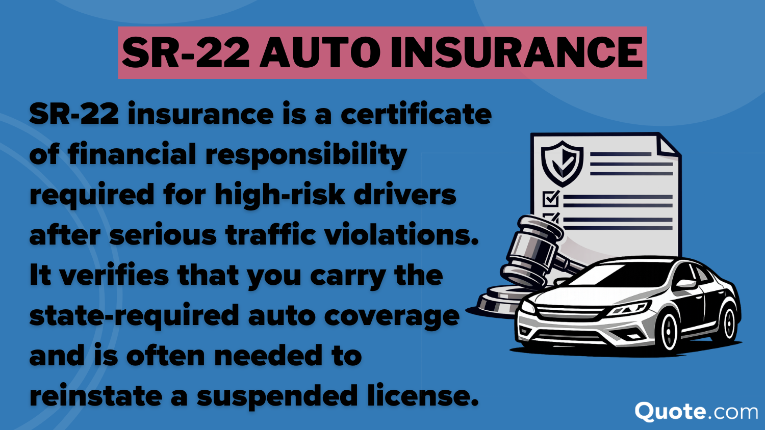 SR-22 Auto Insurance