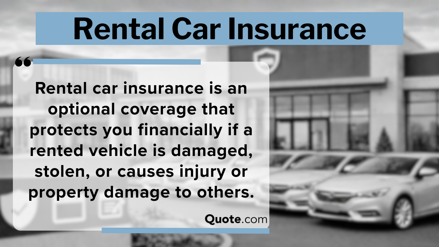 rental car insurance defintion card rental car insurance defintion card