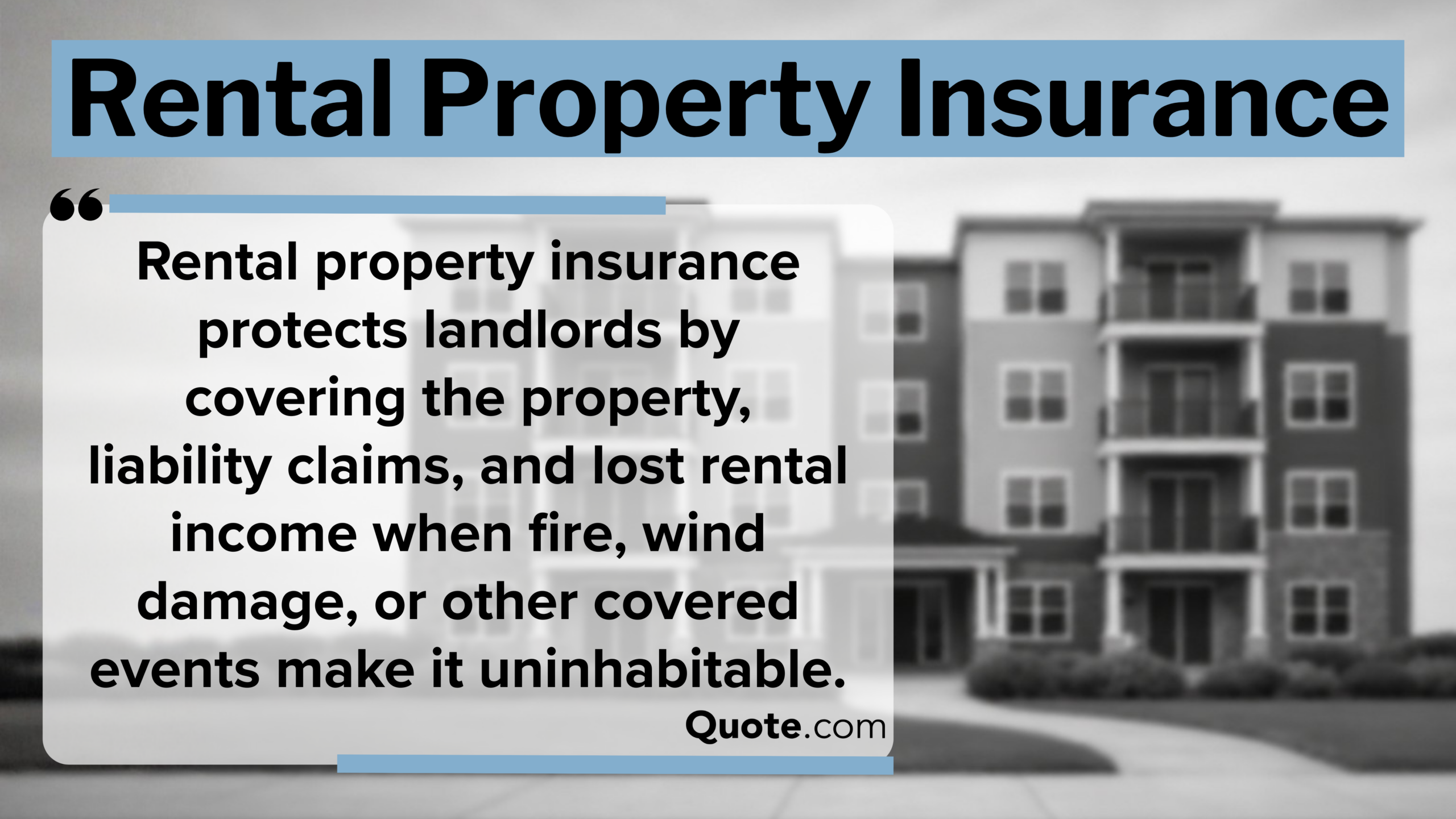 Rental Property Insurance