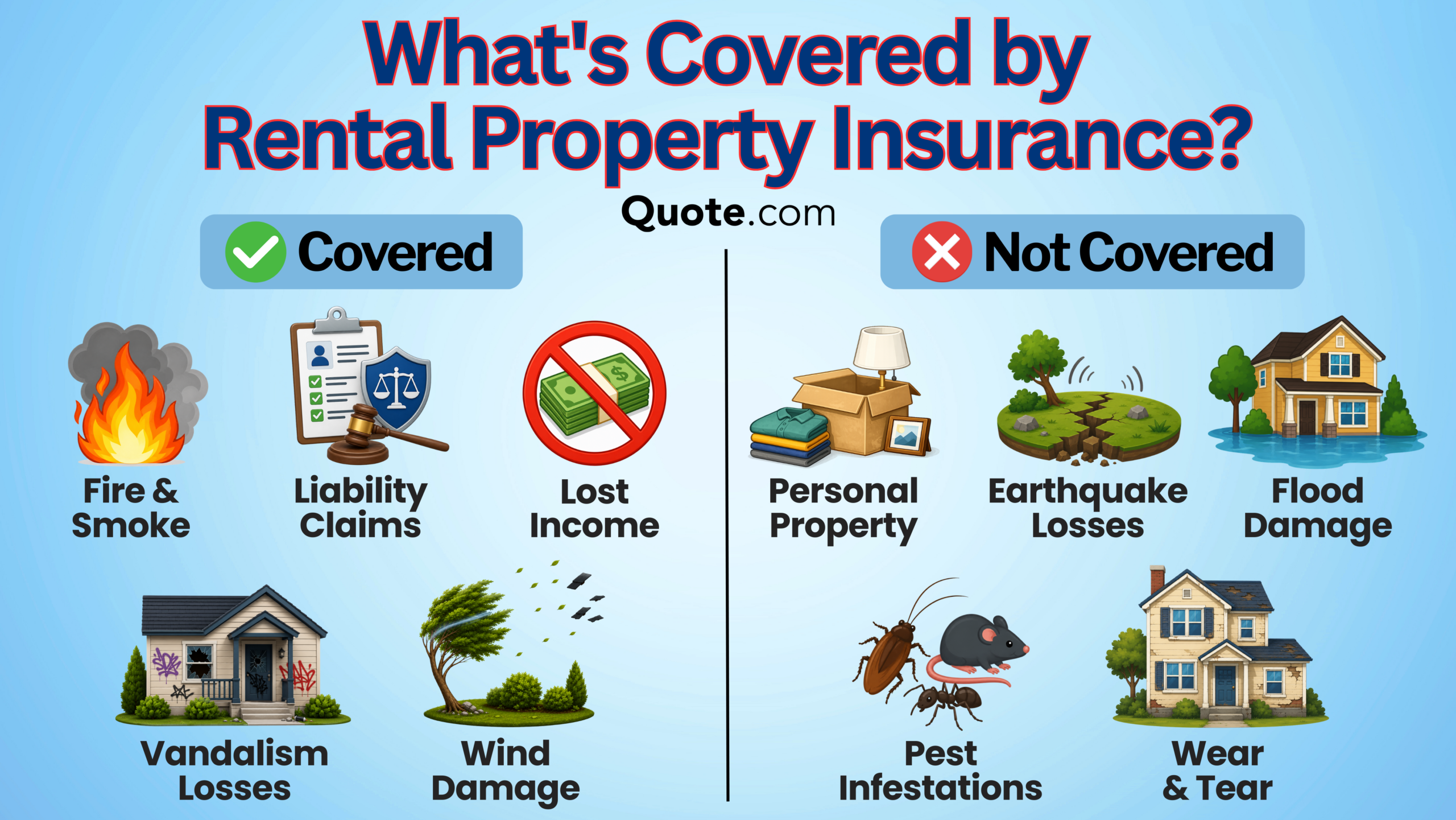 What's Covered by Rental Property Insurance What's Covered by Rental Property Insurance