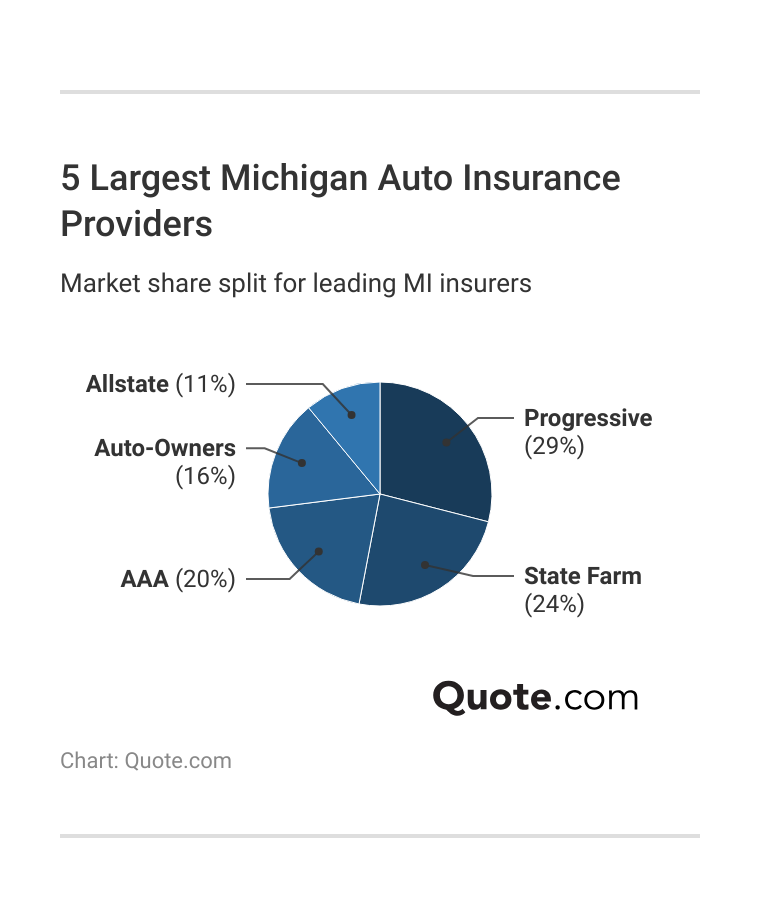 <h3>5 Largest Michigan Auto Insurance Providers</h3> 