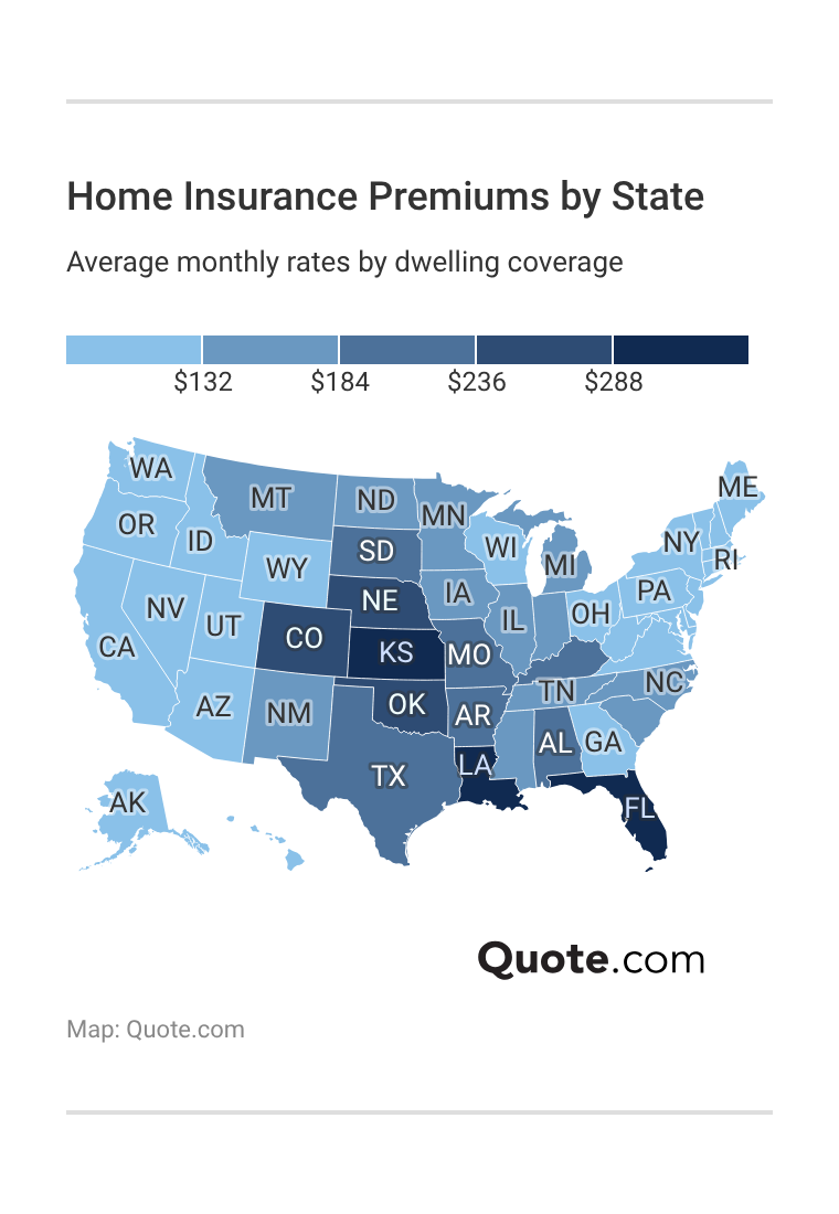 Home Insurance Premiums by State Home Insurance Premiums by State
